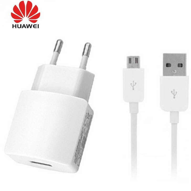 Parti  av 10 stk huawei hw -050100 e 2w med usb-kabel hvit bulk