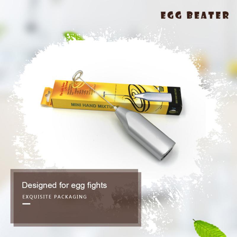 1pc MEZCLADOR PARA café, leche y bebidas mezclador eléctrico huevo batidor vaporizador espuma Mini agitador con mango práctico herramienta de cocina