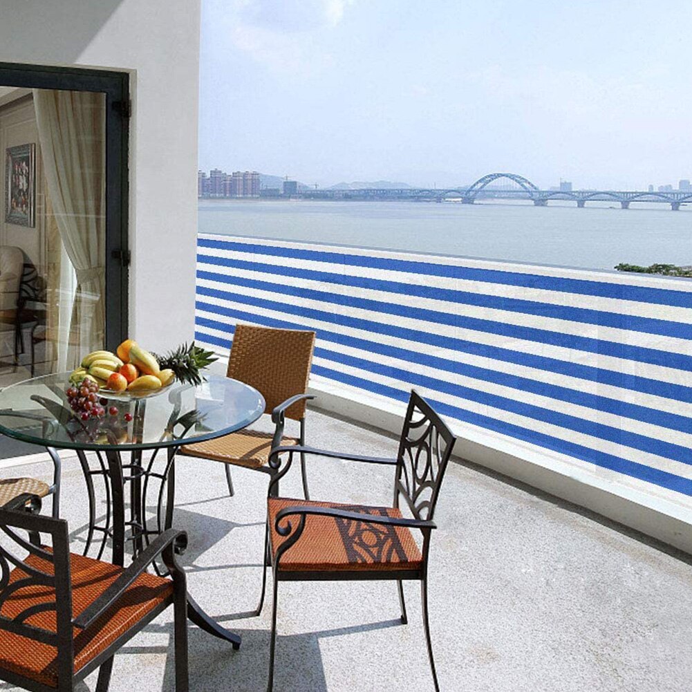 0.9x5m Backyard Pool Summer Balcony Privacy Windproof Sunshade Net Easy Clean Garden Fence Screen Mesh Home Decor Greenhouse