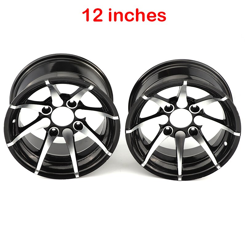 12 inch aluminum alloy front and rear wheels suitable for ATV QUAD off-road vehicle, kart, golf cart, 150cc, 200cc, 250cc