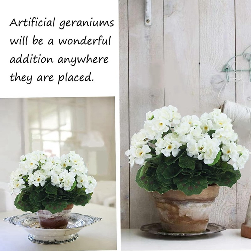 1Pc Begonia Flower Artificial Plants Wedding Background Wall Decor Home Windowsill Bonsai Christmas Garlands Vase DIY Scrapbook