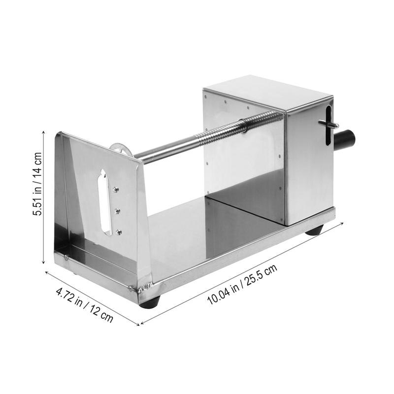 Manual Potato Cutter kitchen Stainless Steel Potato Machine Twisted Potato Slicer Spiral Vegetable Cutter French Fry Cutting