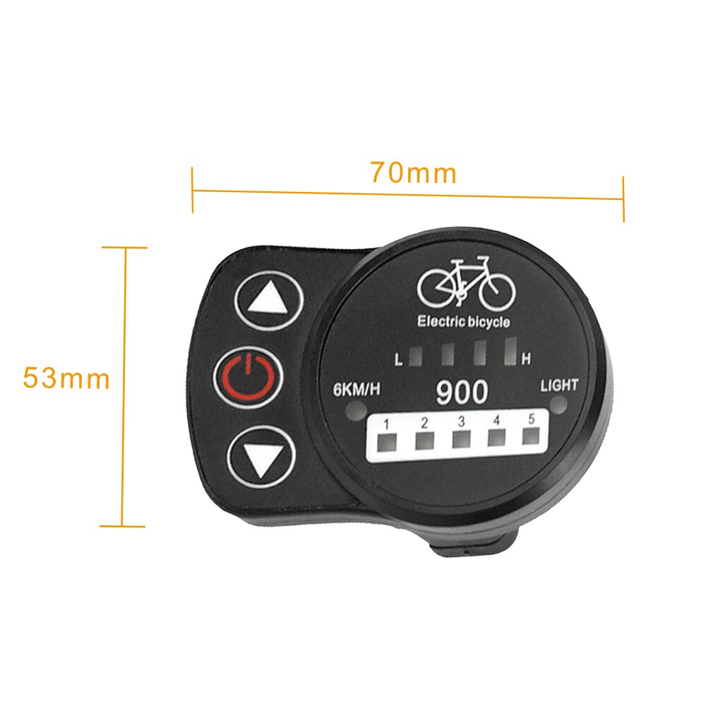 Okfeet Kt Led 900 S 900 Ebike Display Elektrische Fiets 36V 48V Led Display Voor Elektrische Fiets