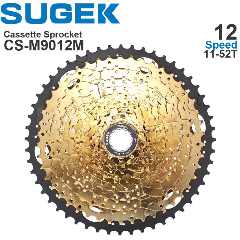 SUGEK 11/12/13 Speed Cassette Sprocket 50/52T DEORE M5100 M6100 CS-M9011 12 13 Colorful HG Steel/Al compatible K7 XT GX MTB