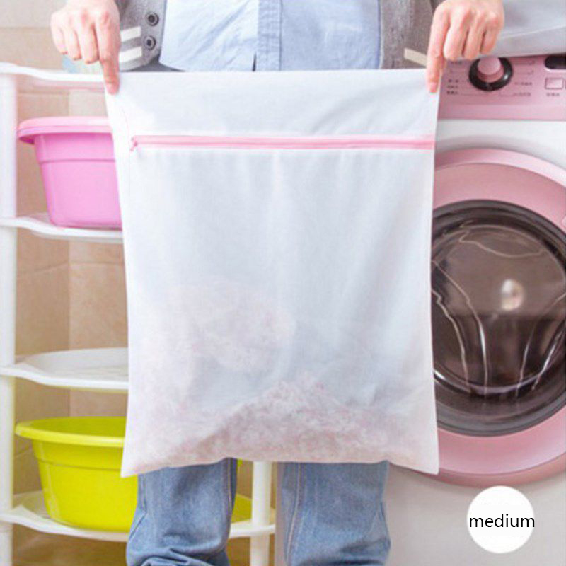 Laundry Bag Vest Bra Pro-clean Wash Shield Wash Towel Suitable For Net Pocket Down Jacket Cleaning Bag: Army Green