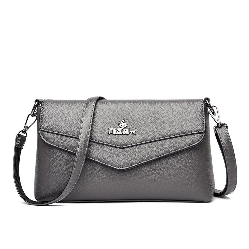 Sac Een Grote Capaciteit Crossbody Tassen Schoudertas Luxe Handtassen Vrouwen Tassen Voor Vrouwen Pu Lederen Handtas: Gray