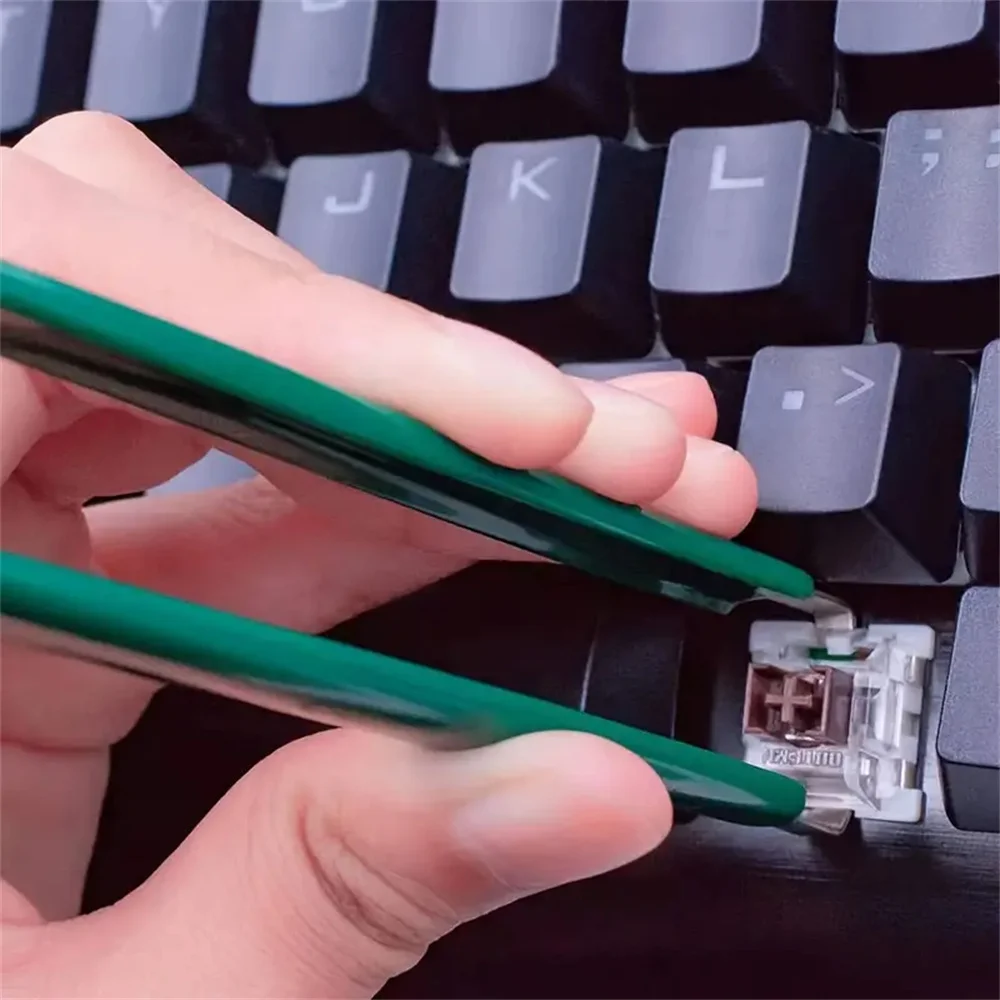 1 paquete de extractor IC estático, herramienta eficiente para quitar interruptor de teclado mecánico con protección antiestática, fácil de usar, duradera,