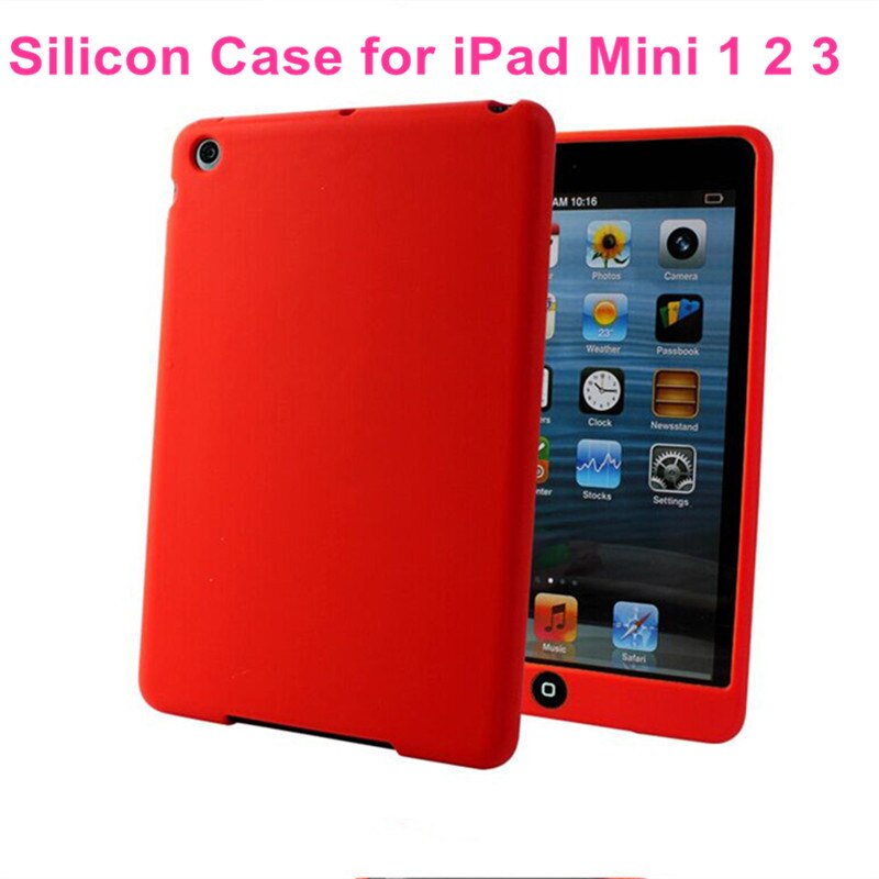 Silicone Case for ipad mini 1 2 3 Case Full Body Protect Skin Soft Cover for ipad mini 5 case Soft Back Cover for iPad Mini 4