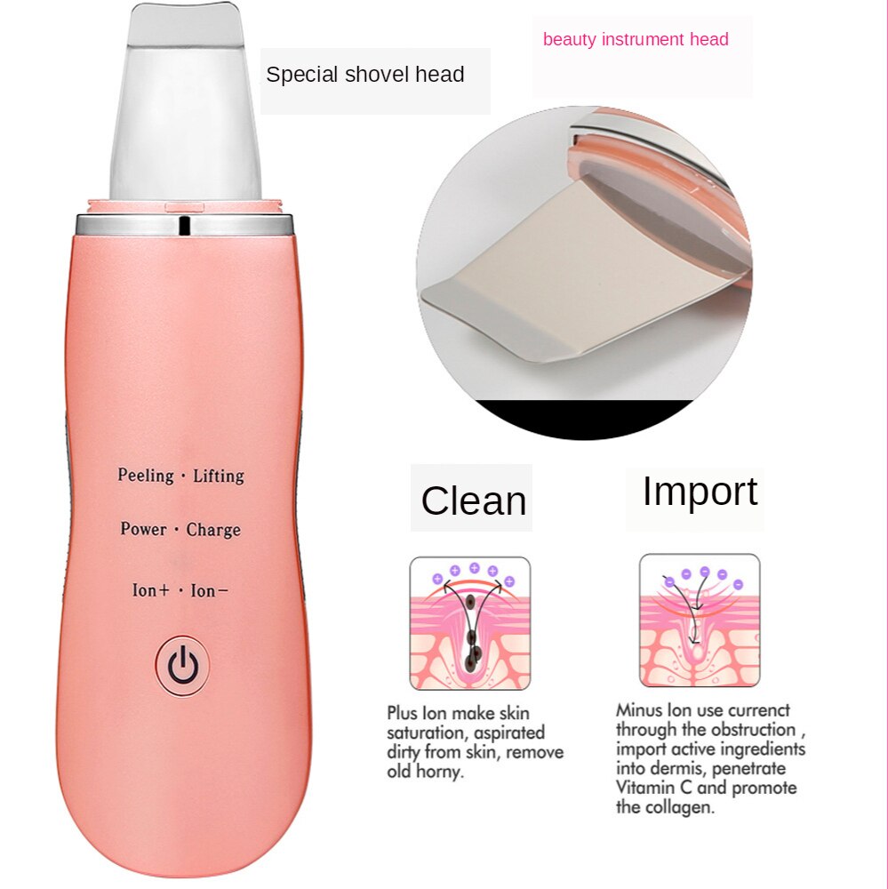 Mes maggie beauty instrument ultrasoon maggie ultrasoon mes reiniging mee-eter blauw licht maggie beauty instr