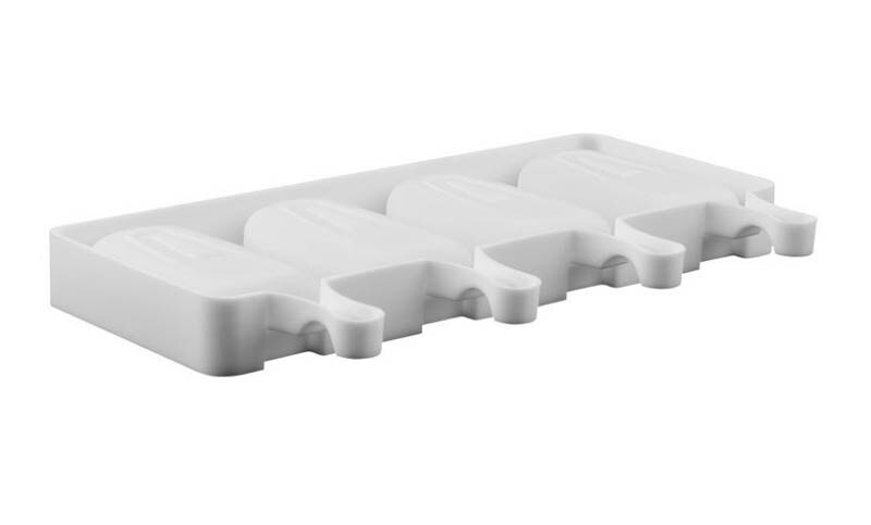 Homemade Food Grade Silicone Ice Cream Molds 2 Size Ice lolly Moulds Freezer Ice cream bar Molds Maker With Popsicle Sticks