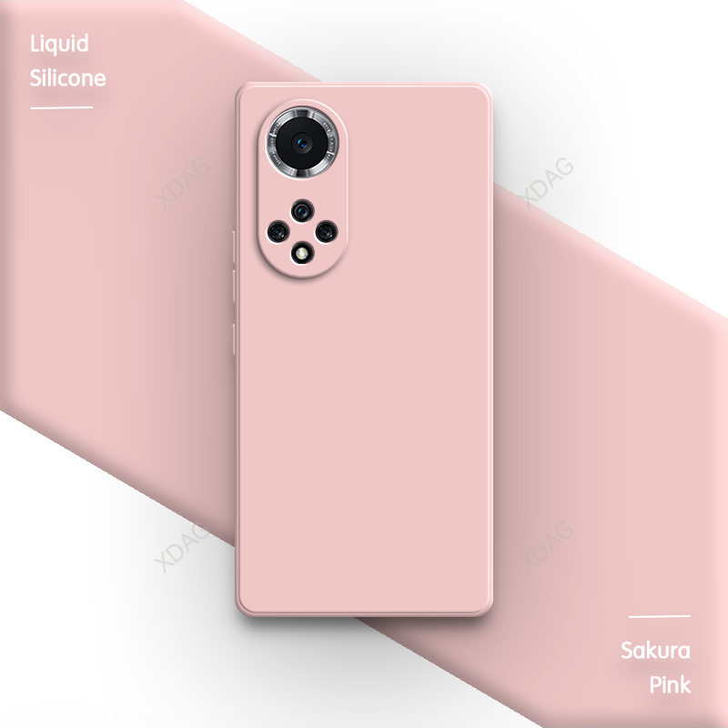 Weiche handyhülle für huawei nova 9, nova 9 Profi, 9 Profi  se 5g, kontrastierende, einfarbige, stoßfeste luxus-rückseite aus flüssigem silikon: Polyester / Multi