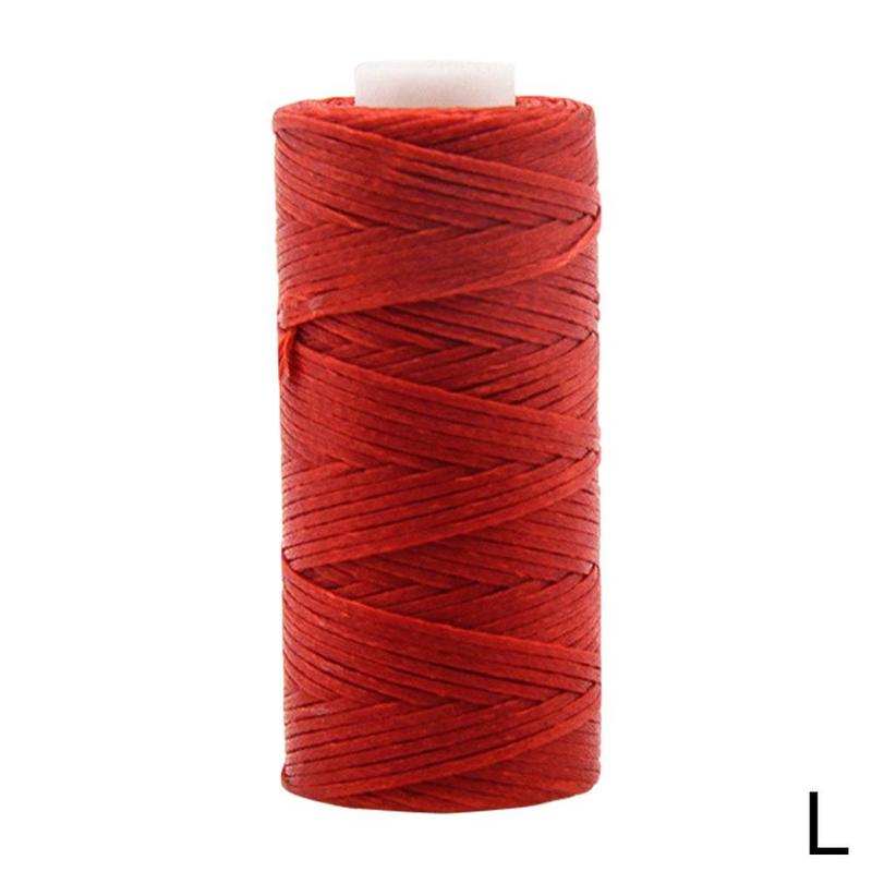 260M Multi Farbe Wachs Faden Single Filament Polyester Hand Stricken Schnur Gurt Kette Seil Korn Nähen Handwerk Pro Leder C J1E5: L