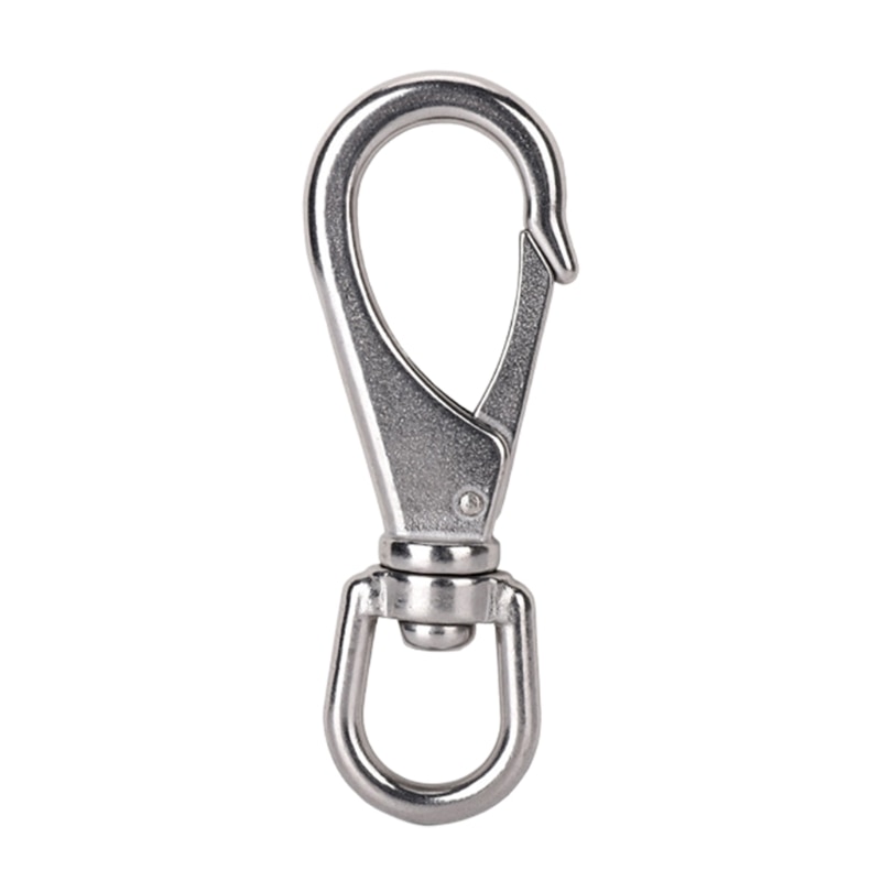 Rvs Kogelstangkop Snap Haken Duiken Clips Lente Haak Voor Vogel Feeders, Huisdier Kettingen, hond Tie-Out Kabel, Sleutelhanger
