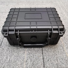 Safety protection box 9-inch waterproof moisture-proof and shockproof plastic toolbox instrument tool case with pre-cuf foam