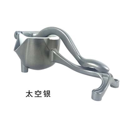 Manual Fruit Squeezer Aluminum Alloy Hand Pressure Juice Pomegranate Orange Lemon Sugar Cane Kitchen Juicer Tool: Space silver