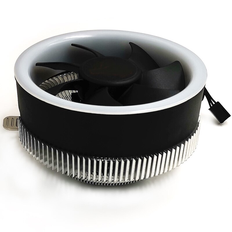 Universal Computer CPU Cooler Radiator Led Heat Sink AMD Intel Silent 3Pin PC CPU Cooling Cooler Heatsink Fan cooler processador