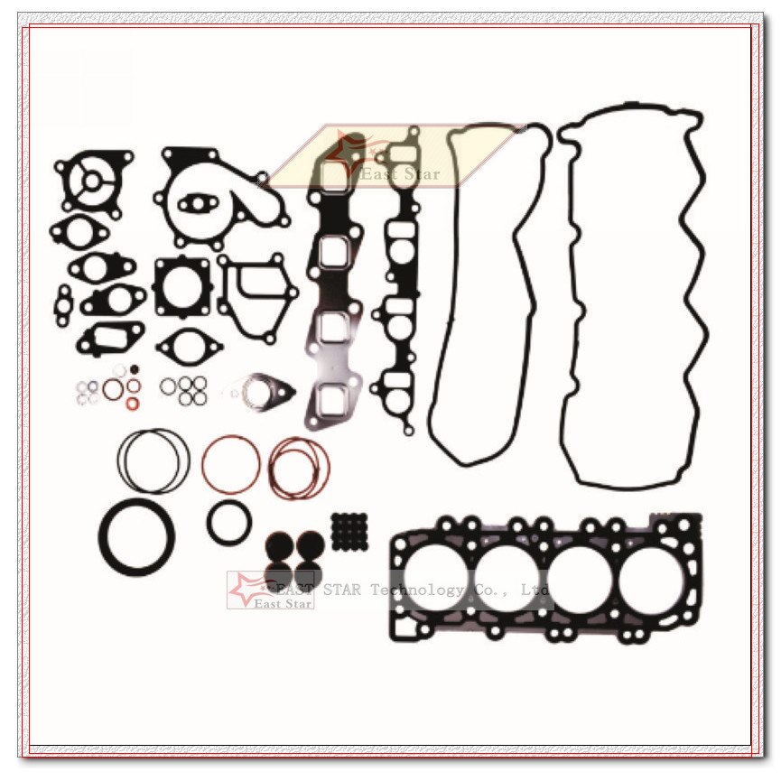 YD25 Engine Full Gasket Kit overhaul gasket kit 10101-VK526 For NISSAN NAVARA D40 2.5L YD25-DDTI YD25DDTI Pathfinder Cabstar