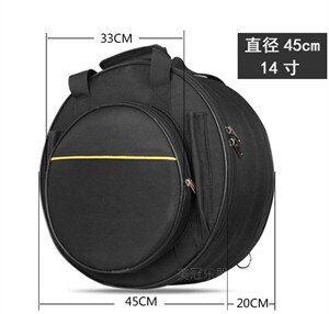 durable portable 14 26 inch snare drum bag backpack with shoulder strap soft gig case cover instrument accessories: 14 inch