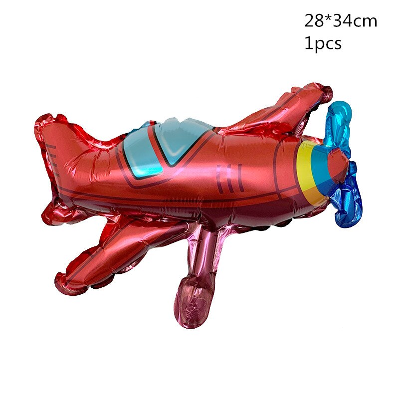 1Pcs Cartoon Regenboog Glimlach Blauwe Wolk Zon Folie Ballon Kids Speelgoed Voor Bruiloft Gelukkige Verjaardag Party Decor Baby douche Globos: Rose Rood
