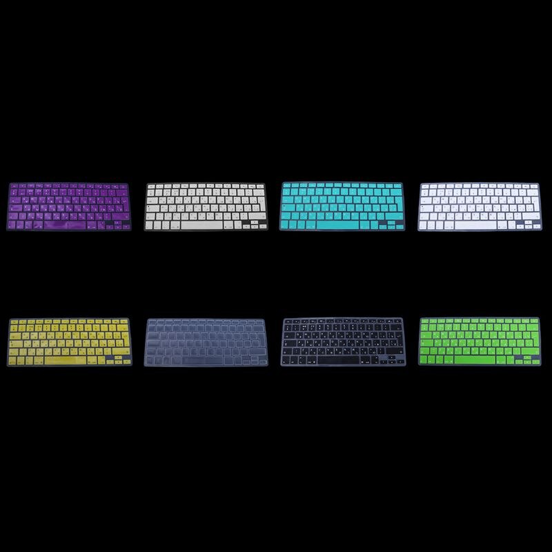 EU Version Russian Keyboard Silicone Skin Cover For Apple Macbook Air Pro 13 15
