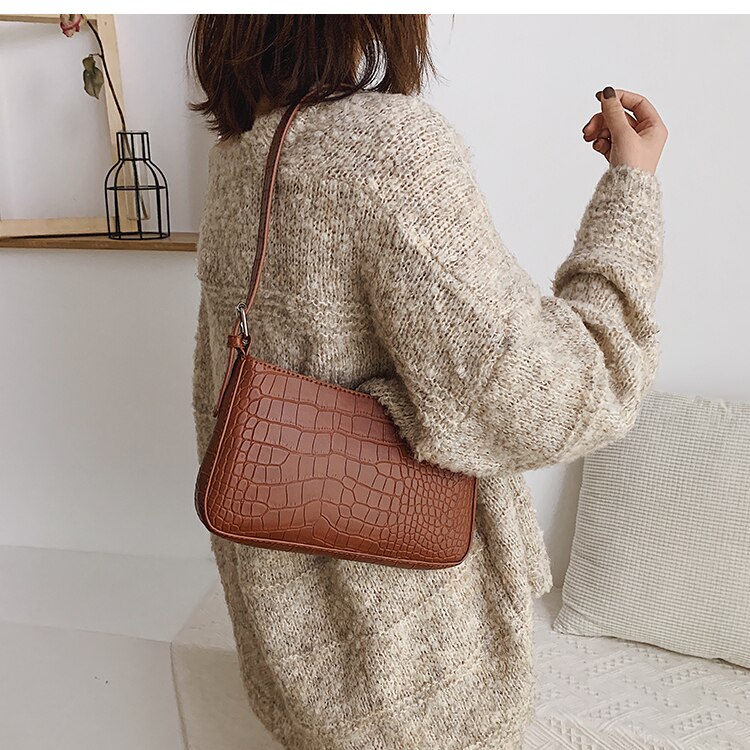 Luipaardpatroon dames messenger bags handtas casual effen schoudertassen voor dames pu leren dames crossbody tas bol