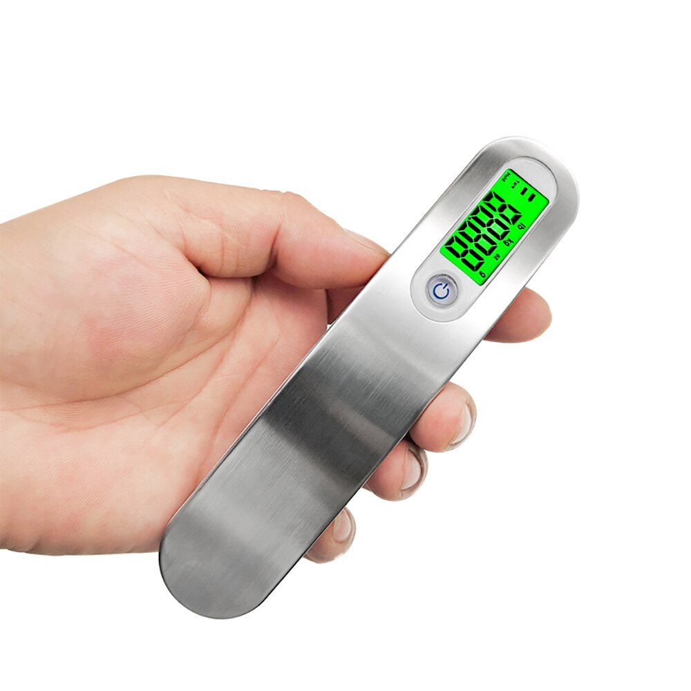 50kg Digital Luggage Scale 10g Portable Electronic Scale Weight Balance Suitcase Travel Hanging Steelyard Hook Scale