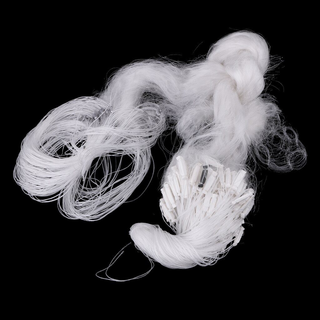 1 Piece 3 Layers Fish Mesh Trap Fish Gill Net Fish Trap Lightweight and Soft 50x2 m/164x6.6 ft