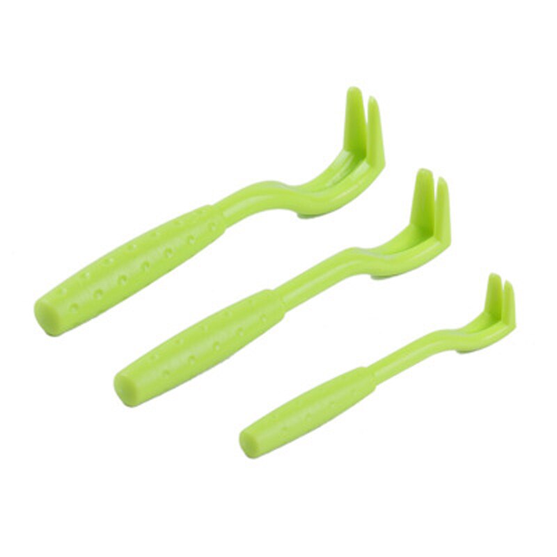 3Pcs Pet Tick Picker Flea Removal Tool Huisdier Kam Huisdier Vlo Remover Tool Krassen Haak Remover Huisdier Kam Kat hond Grooming Supplies: Green