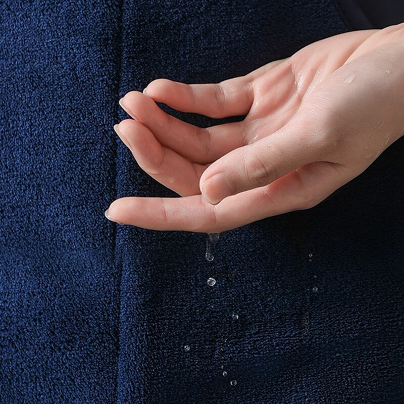 Tablier de cuisine domestique étanche et résistant à l'huile pour l'essuyage des mains, combinaison à la