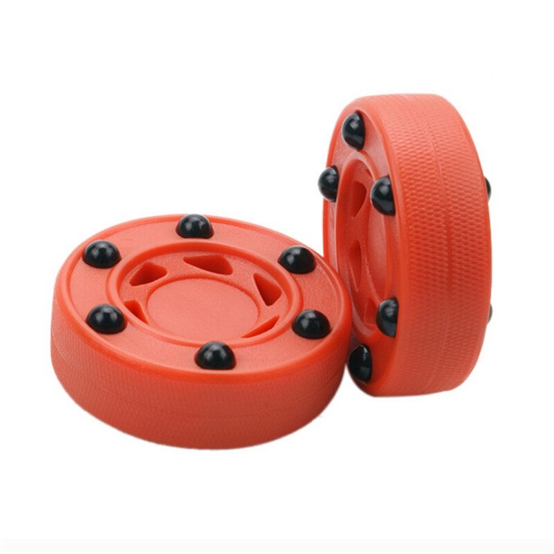 1 pcs Orange Winter Ice Hockey Sports Ice Hockey Pucks Official Size Game Practice Bulk Sports Puck Balls Durability: Default Title