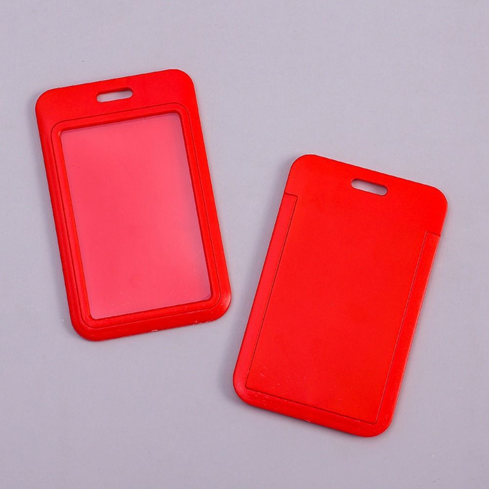 Tarjetero de plástico para estudiantes, funda bonita para tarjetas de crédito