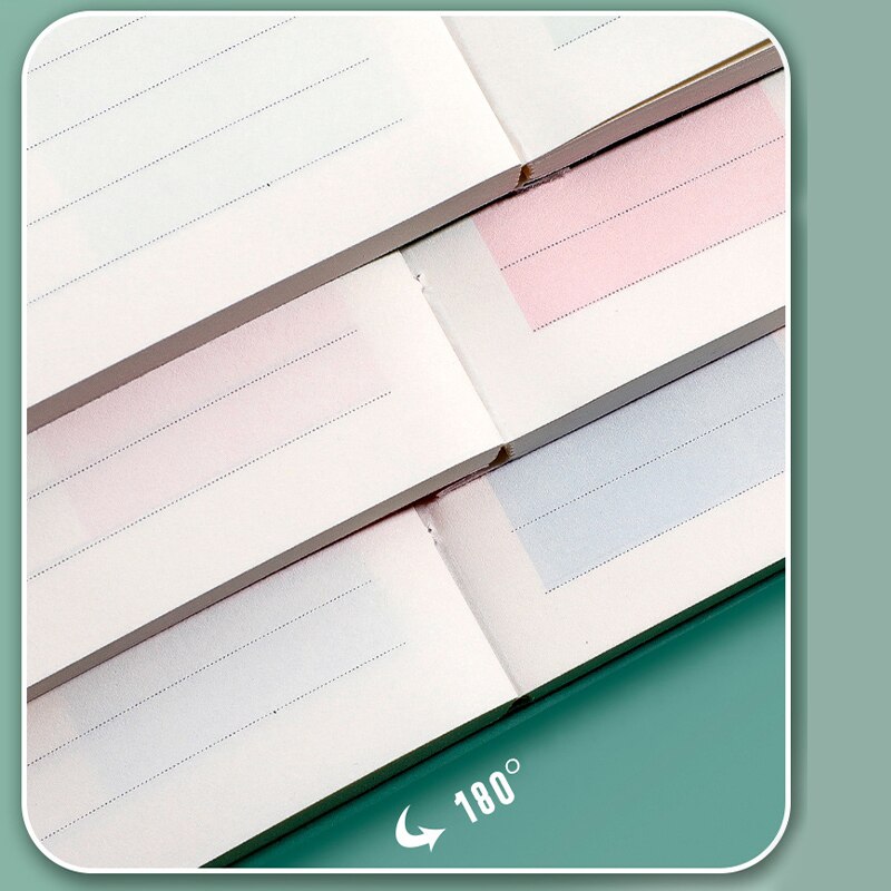 A5 English Memory Learning Notebook 150 Sheets Portable Memo Pad Notebook Memorandum Student School Office Stationery
