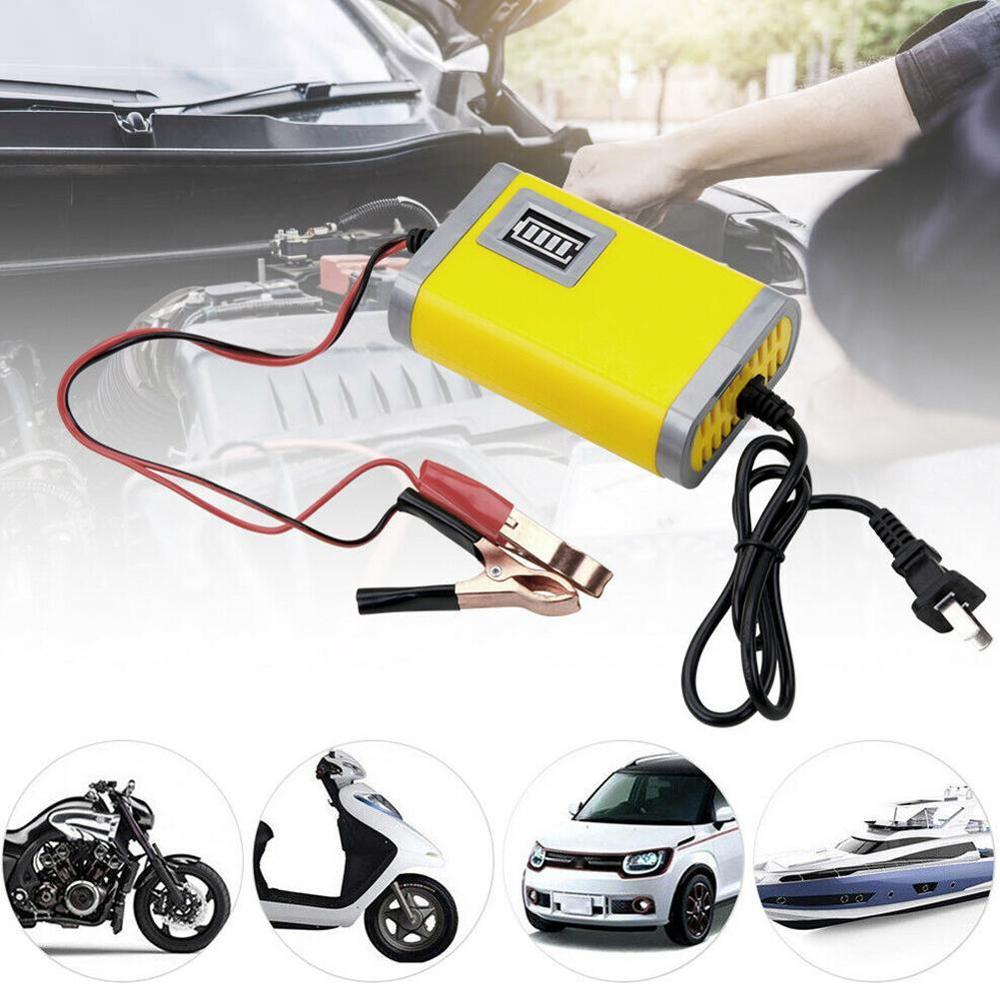 12.2CmX4CMX8.1CM Motorcycle Battery Charger 12V Battery Charger 2A Charger Battery Universal Charger K2Q6