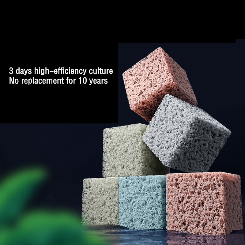 1l 4d Aquarium Bio Filter Media Aquarium Natte Bio Filter Media Blok Voor Kristalhelder Water Aquarium Filtersysteem.