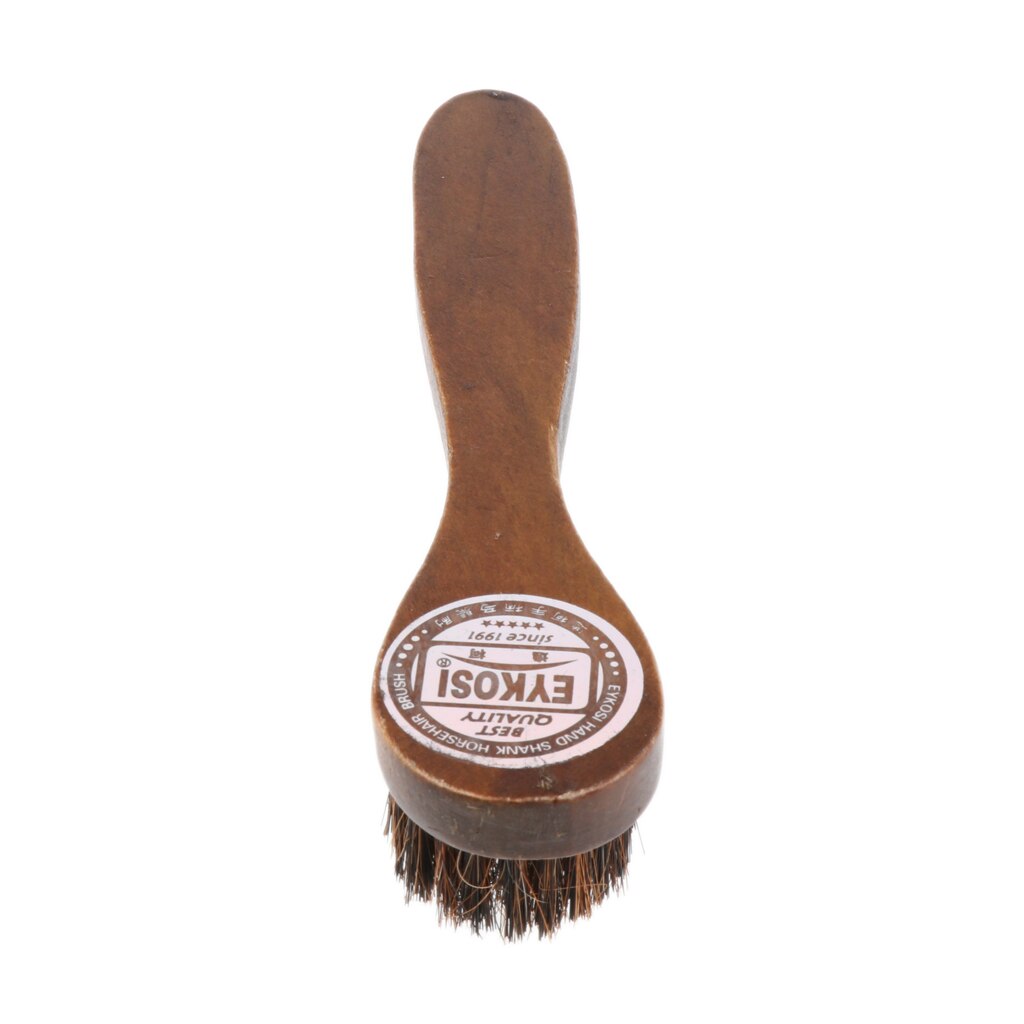 Shoe Boot Cleaning Brush Cleaner Polishing Brushes with Wooden Handle