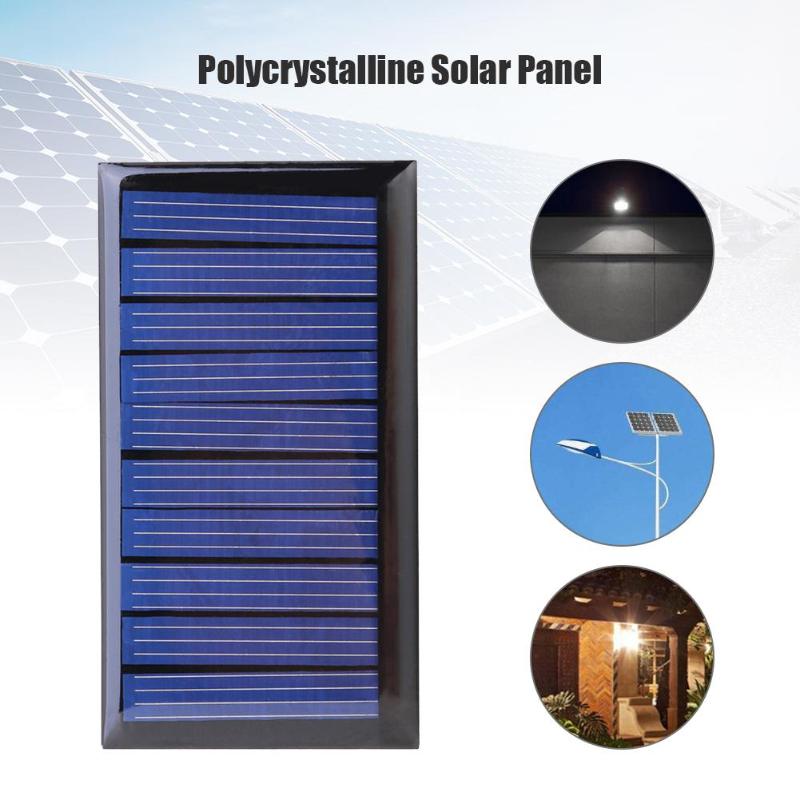 VODOOL Outdoor Solar Advertising 0.3W 5V 60mA Solar Panel Polycrystalline Solar Cell Panel for 3.6V Battery Charger Accessories