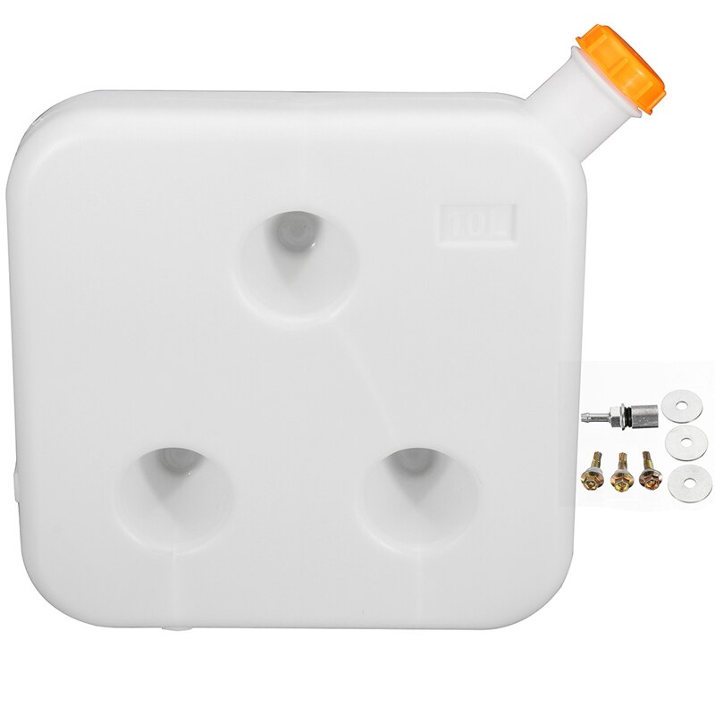 Pzhoais 5L Plastic Air Parking Heater Fuel Tank 2 Hole Oil Storage For
