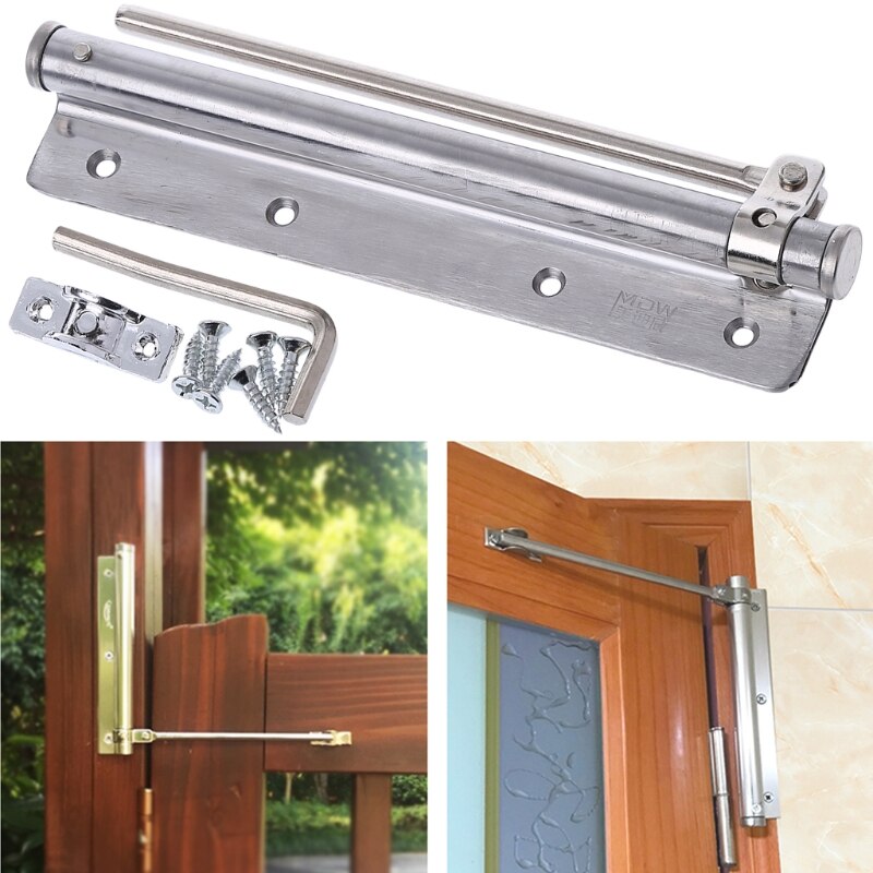 Stainless Steel Automatic Storm Door Closer Adjustable Fire Rated Door Hardware