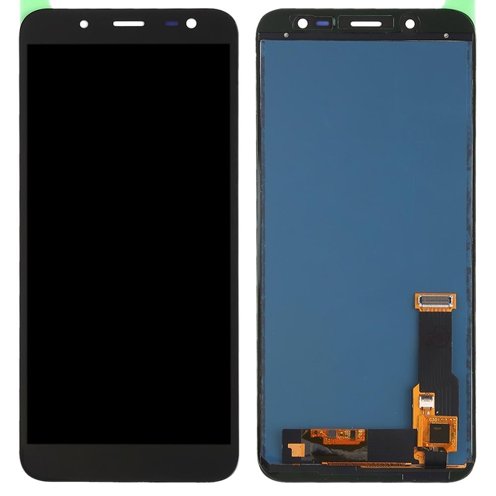 Für Galaxy J6 ), J600F/DS LCD Bildschirm und Digitizer Vollversammlung, On6, j600G/DS (TFT Material) (Schwarz)