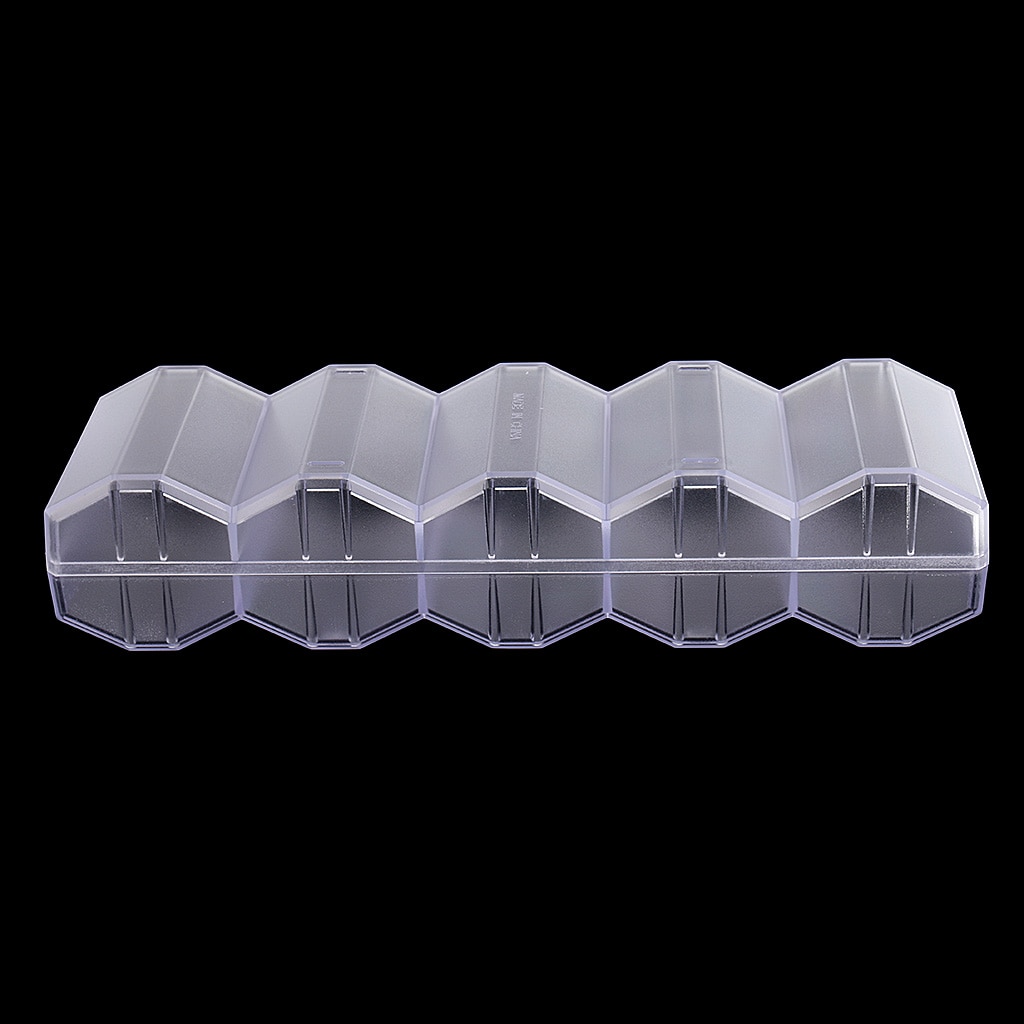 Transparant Acryl Poker Chips Lade 100 Chips Display Honingraat Case Box Met Cover