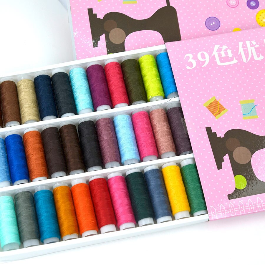 39Color Sewing Threads Household Sewing Machine Thread DIY Hand Embroidery For Home Sewing Kit