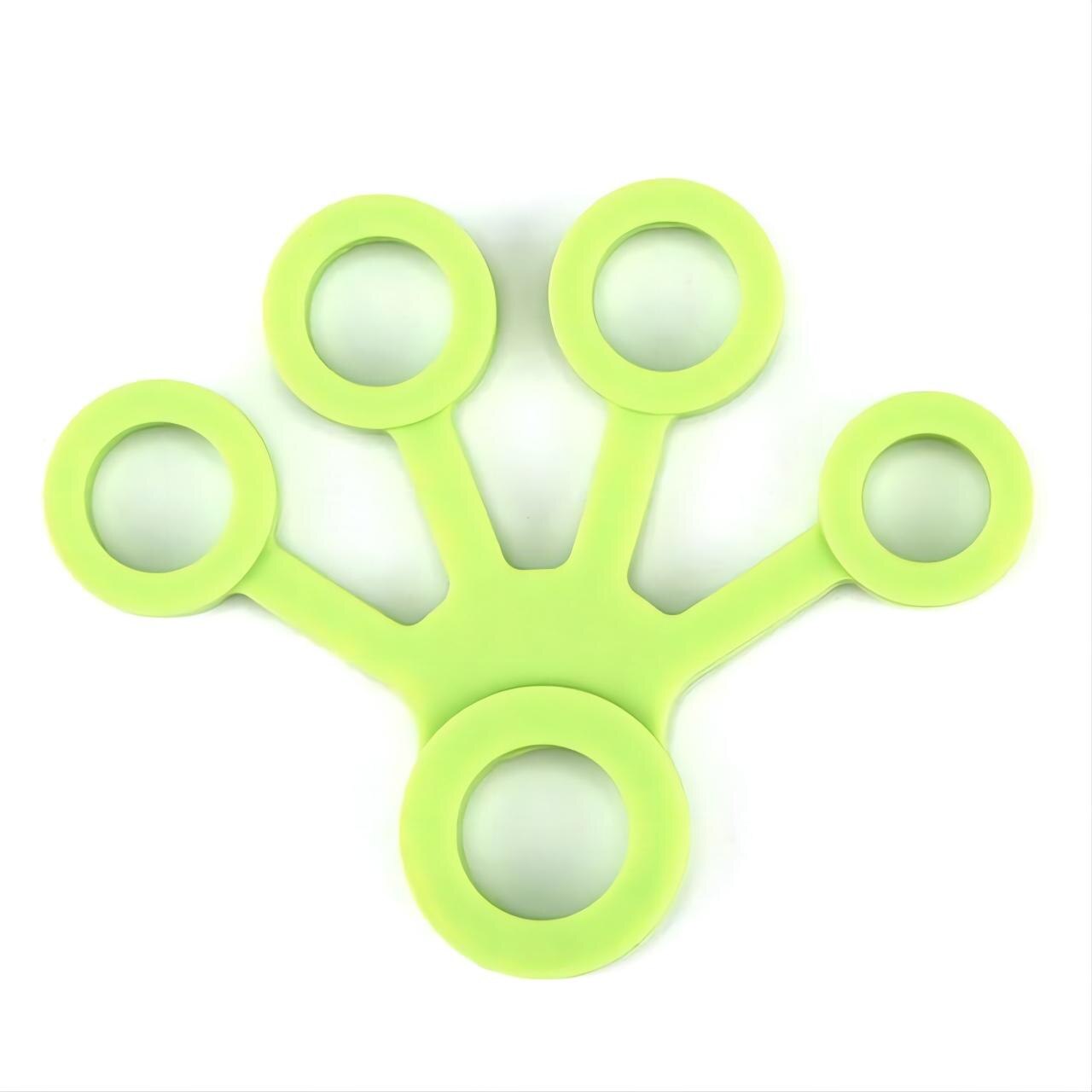 Silicone Finger Gripper Hand Gripper Set for Exercise Hand Grip Wrist Strength Exerciser Finger Expander Fitness Resistance Band: F