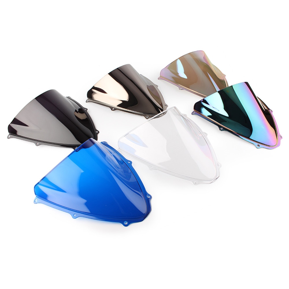 Moto Double bulle pare-brise pare-brise coupe-vent pour 2006 2007 Suzuki K6 GSXR600 GSXR750 GSXR 600 750