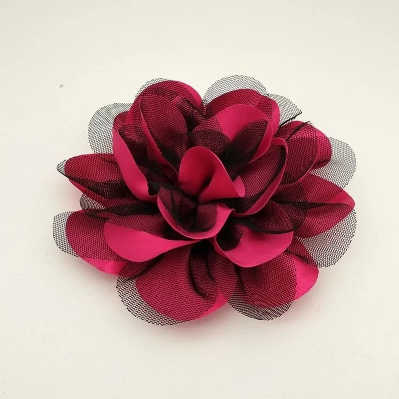 Vintage Stof Bloem Broches voor Vrouwen Kraag Pinnen Sjaal Gesp Corsage Bruiloft Sieraden Kleding & Accessoires: Licht Geel Goud Kleur