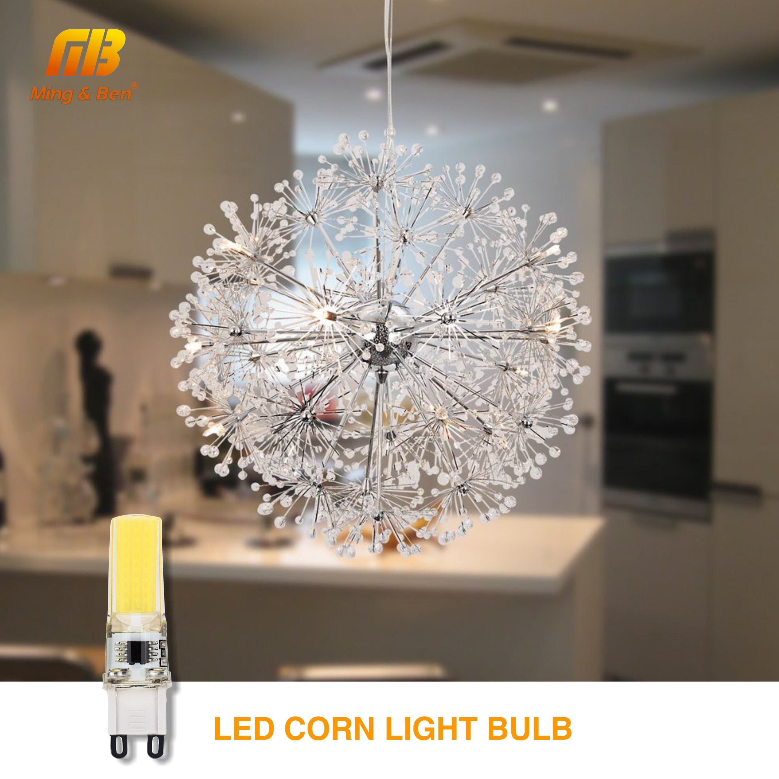 G4 g9 led chip 3w dc12v ac220v kallvit varmvit 360 graders dimbar halogenlampa diy för inomhusbelysning kristall glödlampa