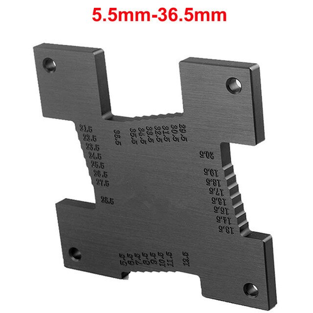 2 Stks/set Diepte Gauge Hoogte Gauge Precisie Metric Meten Houtbewerking Timmerman Voor Elektrische Cirkelzaag Graveermachine