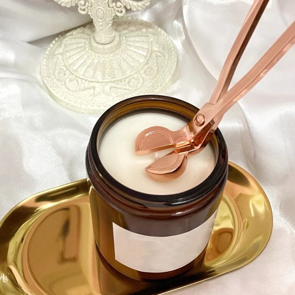 Kaarsenlont Trimmer Rvs Kaars Schaar Trim Lont Ronde Hoofd Cutter Olie Lamp Trim Schaar Cutter Kaars Accessoires