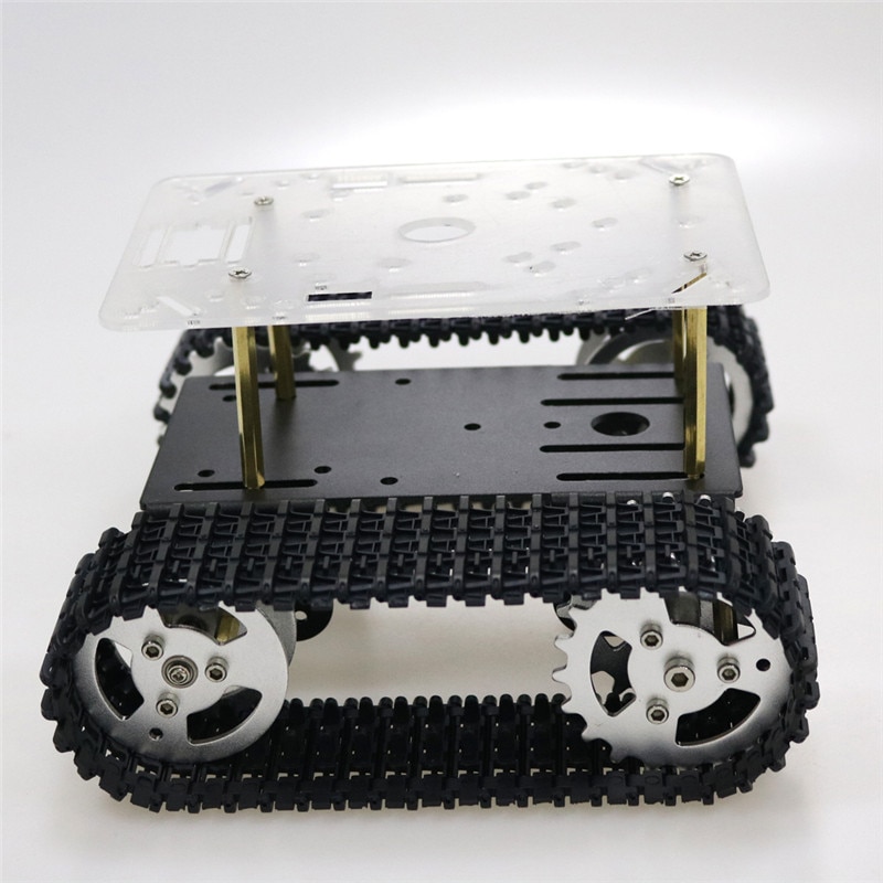 Smart Robot Tank Chassis Tracked Car Platform with 33GB-520 Motor for Arduino DIY Robot Toy Part mini T101
