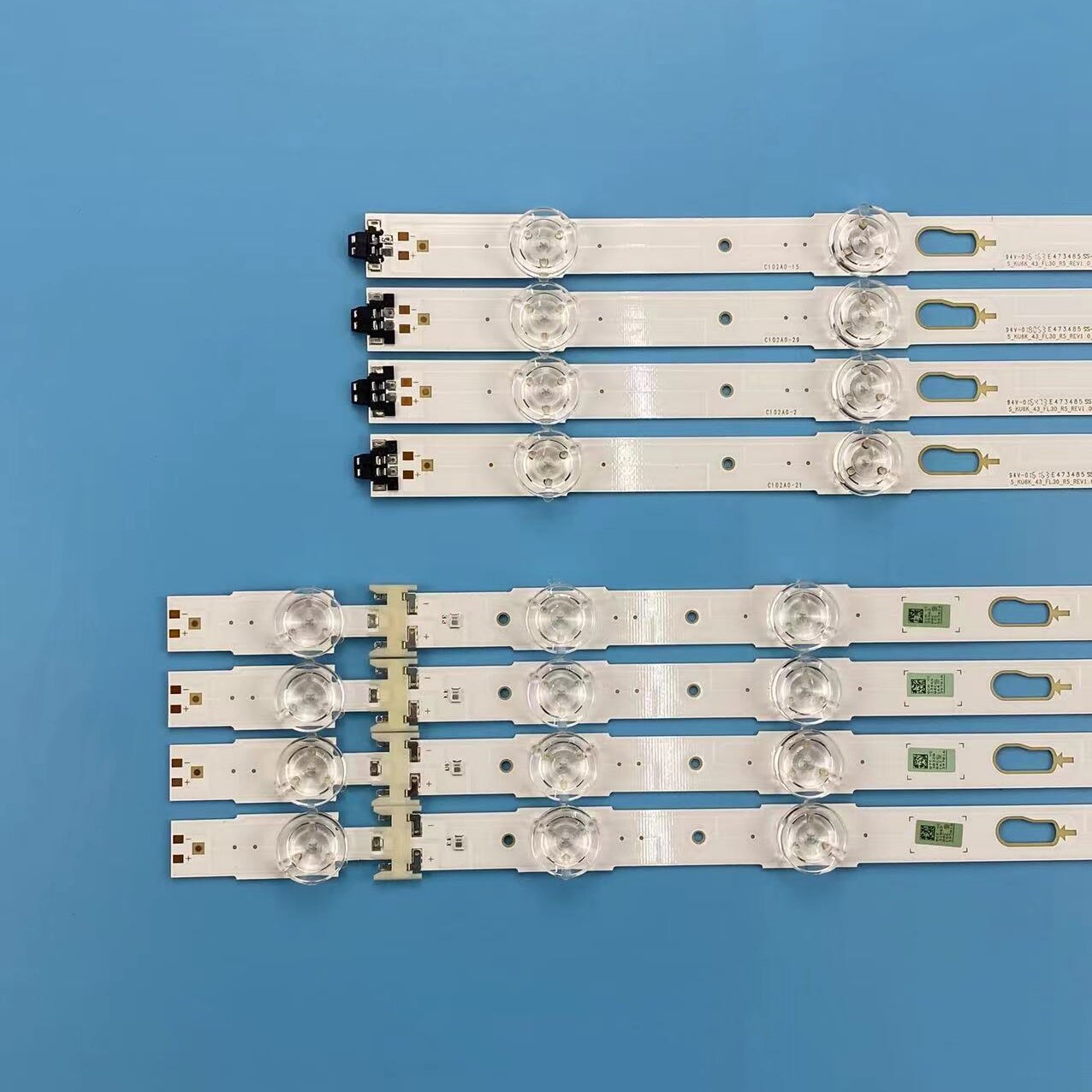 Tira de luces LED de retroiluminación, accesorio para Samsung UE43MU6100U UE43MU6125 UA43MU6103 UE43KU6000K UE43MU6105K UN43KU6290 UN43KU6270