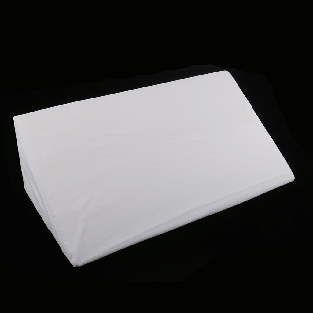 Coussin de lit en mousse, housse lavable, 2 pièces, coussin d&#39;élévation des jambes au dos
